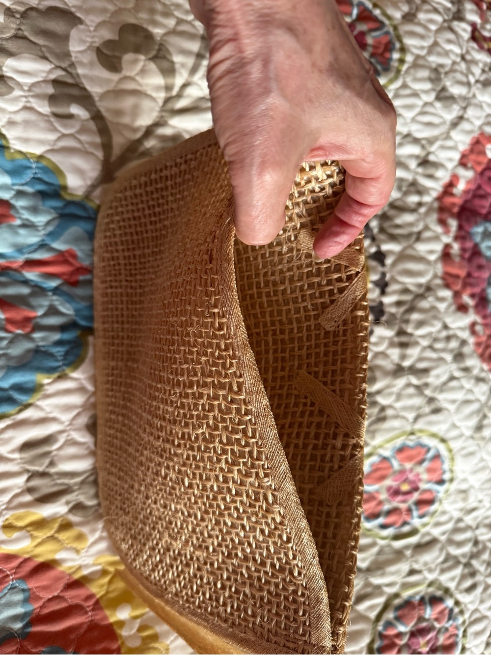 Woven Straw Clutch purse - Picture 5 of 5